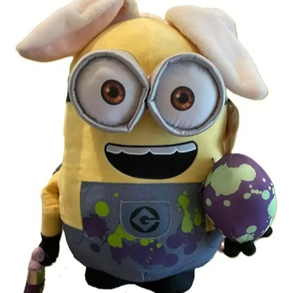 Despicable Me Minion Dave Easter Greeter Stuffed Plush NWT~24